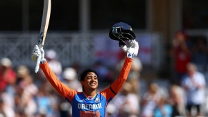 Mandhana's Blistering Century and Charani's Debut Heroics Power India to T20I Victory Over England