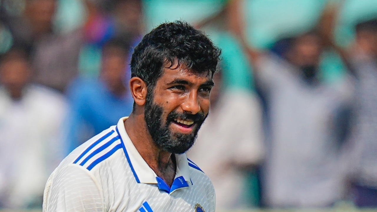Jasprit Bumrah in action