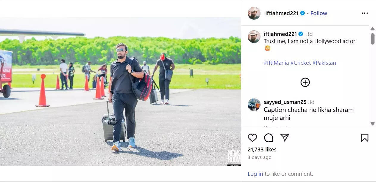 Iftikhar Ahmed's latest post