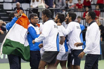 Epic! Indian tennis scripts history at Davis Cup, defeats Switzerland for a rare milestone since 1993
